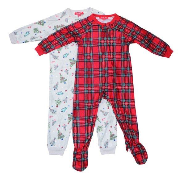Family PJs Other - Kids Holiday ZipUp Pajamas (Set of 2) 24M/2-3T NWT